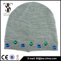 2015 Colorful slouch Beanies Knitted Beanie /winter knitted hat custom jewelry stone